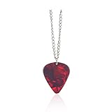 FunBoat Eddie Munson Guitar Pick Necklace - Rock Music Earring - Fashion Jewelry Gifts for Women Men (Eddie Necklace)