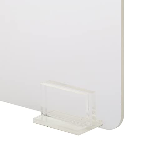 Baoz 3 Sided Shield Desk Top Isolation Partition Desk Shields For Classroom Office Clear Panel Divider For Counter Student Desk Protective Sneeze Guard Shield #TOP6