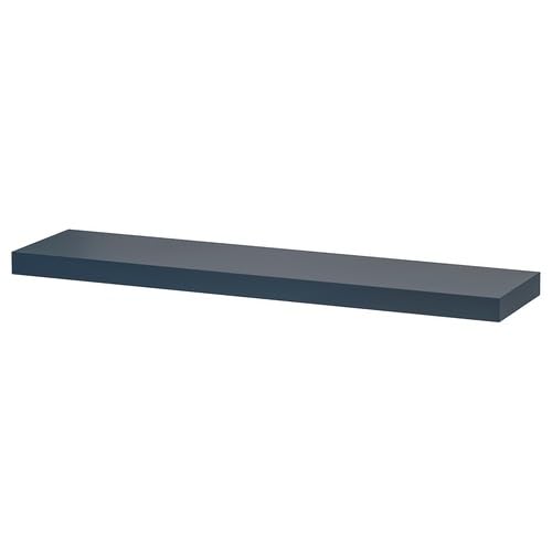 IKEA ラック Amazon | IKEA イケア ウォールシェルフ ブラックブルー 110x26cm