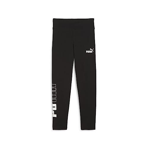 PUMA Power Colorblock Leggings G Ceñidos, Niñas, Negro Black, 164