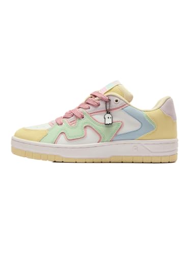 Image of The Souled Store Urban Blaze: Women and Girls Colorblocked Lace Up Low Top Stylish Sneakers with Flexibility & Comfort