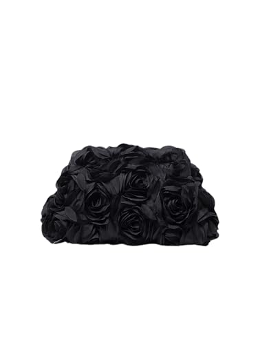 Image of Verdusa Women's 3D Flower Clutch Evening Bag Floral Purses Party Prom Handbags