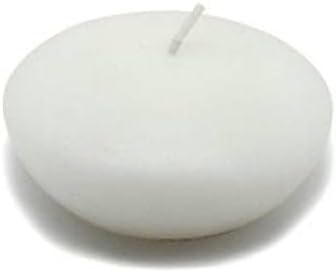 CFZ-045-0 3 in. Floating Candles, White - 12 Piece per Box