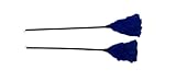 Plumero para Limpieza DataPrice Juego, Set 2 Plumeros para Limpieza, Plumero de Plumas Azules con Mango Negro 2PCS