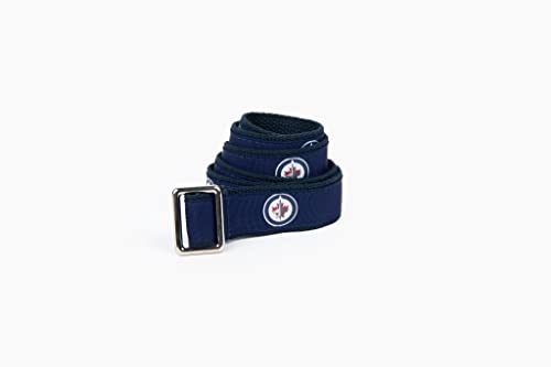 GELLS Winnipeg Jets NHL Hockey Belt Officially Licensed With Stainless Steel Buckle And Logo Tin For Men and Women