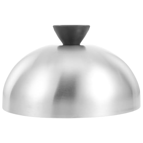 FUNOMOCYA Stainless Steel Food Cover Dome for Steak Bbq and Kitchen Use -splashing Wear-resistant Design Safe Cooking Lid for All Food Types