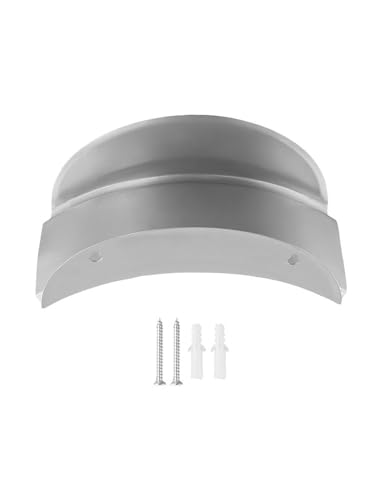 Tidevib Soporte de pared para manguera de jardín para almacenamiento con gran capacidad de hasta 50 pies, colgador de metal resistente para manguera de agua, 1 paquete de 1.96 pulgadas