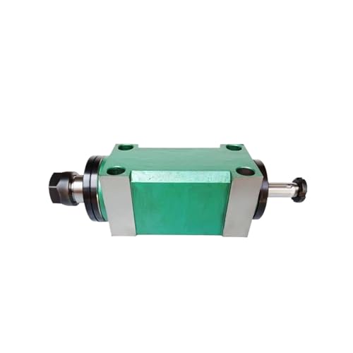 KACOME Machine Tool Power Head 1500W 3000~6000rpm Lathe Spindle Head Boring and milling Grinding Head Slotting Drilling and Tapping Machine(ER25)