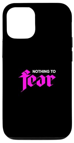 �s���N�J���[ Nothing To Fear �s���N�O���t�B�b�N �X�}�z�P�[�X iPhone 12/12 Pro �p