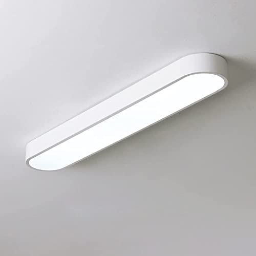 ZHNPJE Lámpara de Techo LED de diseño de Esquina Redondeada con Montaje Empotrado Rectangular Moderna para Pasillo, iluminación de Techo de Isla de Cocina nórdica para almacén y Oficina