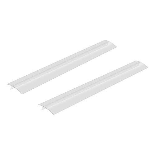 Horialence 2 Stück Silikon Herdabdeckleiste Transparent