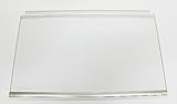 Glasplatte mit Blende und weiße Hinterkante.
