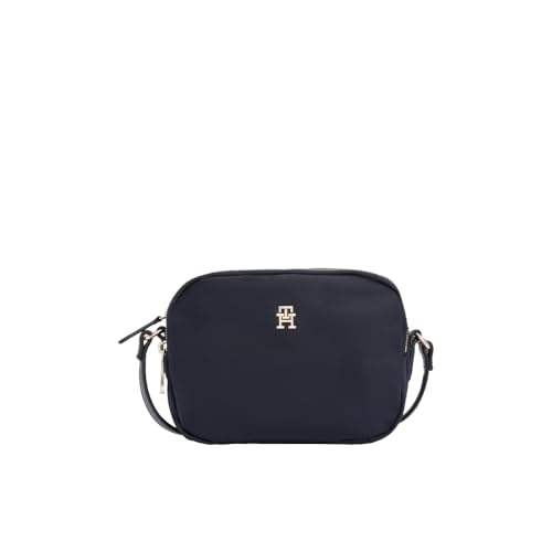 Tommy Hilfiger Crossover feminino Poppy, azul espacial, Azul espacial, One Size