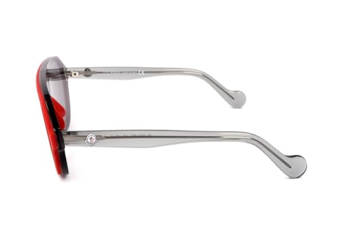 Moncler ML0052 66C SHINY RED 0/0/145 UNISEX Sunglasses3