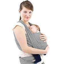 Wrap Sling Carregador de Bebê 100% Algodão cor:Cinza Claro Tamanho:Único cor:Cinza Claro;Tamanho:Úni