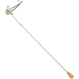 Chaînette de rechange : simple et délicate, excellente et fiable, soigneusement fabriquée, difficile à déformer ou à casser grâce à sa dureté, chaînette de rechange pour lampe