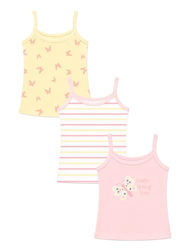 Image of BODYCARE Unisex Baby Vest Sleeveless Cotton Baniyan | Kid's Sando Baniyan, Kids Vest | Soft & Breathable Baby Jabla |Toddler Innerwear for Boys & Girls, Cute Prints | Multicolor| Pack of 3