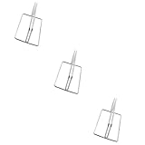 DIYEAH 3pcs Practical Desk Divider Panel Clip Mobile Screen Partition Non-Slip Base Easy to Use Office Cubicle Accessory