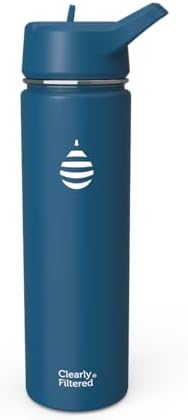 Clearly Filtered Water Bottle | Removes 220+ Contaminants, Double...