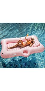 HeySplash Inflatable Pool Float Lounge for Adults, Large Pool Floats