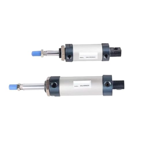 Cylindre MAL32 en aluminium à double effet avec embout SCA et course variable - 4