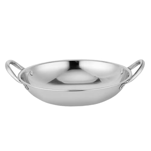 Olla Wok de Acero Inoxidable Mikinona con Fondo Redondo miniatura 1