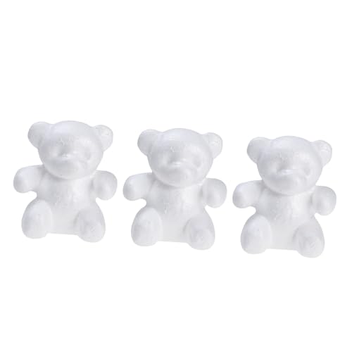 Anneome 3 Piezas 1 Modelo De Oso De Espuma Adorables Moldes De Bricolaje Útiles Moldes De Bricolaje Moldes En Forma De Oso Adornos De Escritorio Decoraciones Decorativas De Escritorio