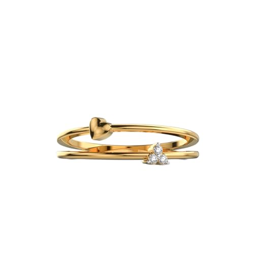 Bague solitaire en argent 925 cœur moissanite le cadeau idéal pour femme