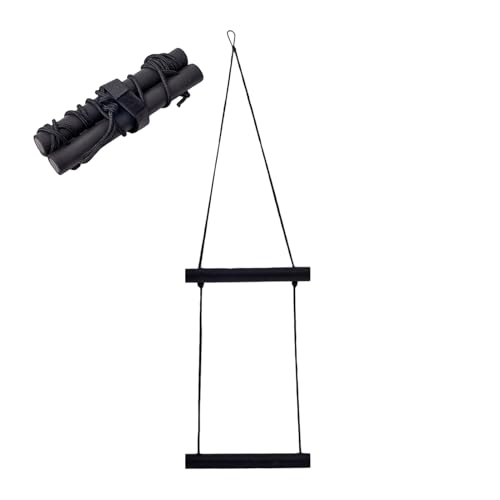 Marine Seilschritt - Bootseintrittsunterstützung | Kajak-Boarding-Hilfe Im Freien, Faltbare Nicht-Schlupf-Aufstiegshelfer, Notfallseil Für Yachtzugang, Kompakte Meeresleiter Für Kanu, Aufblasbarer Boo