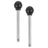 VICASKY Lot de 2 Goupilles Colonne de Poids en Fer 10X95 MM Broches de Chargement Sphériq...