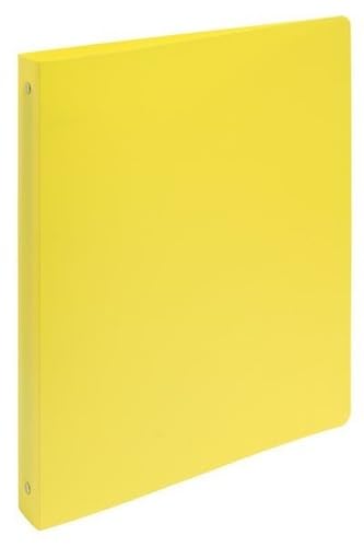Exacompta - réf. 512809E - Carton de 20 classeurs semi-rigides OPAK – 4 anneaux ronds 30 mm – Dos 40 mm – Dimensions extérieures : 32 x 26,8 cm - Format à classer A4 Maxi – Coloris : jaune