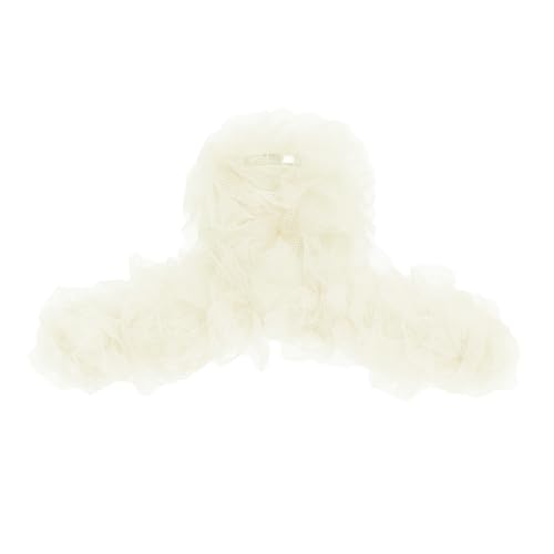 ヘアクリップ シアー くしゅくしゅ ボリューム ロール バンスクリップ