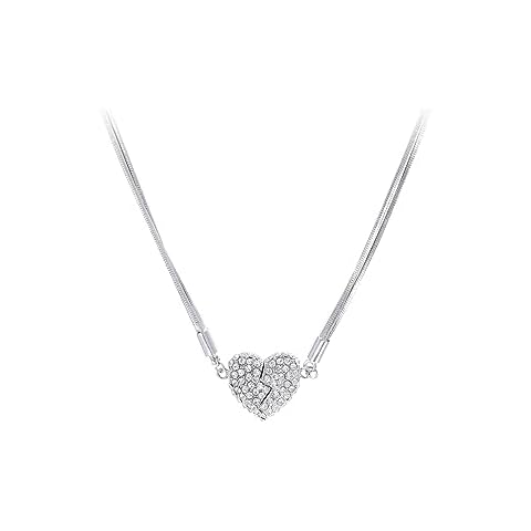 Assote Niche Design Attractiveness Magnet Love Pendant Necklace Cover