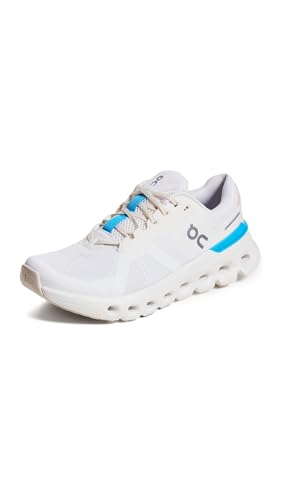On Women's Cloudrunner 2 Sneakers, White/Horizon, 7.5 Medium US