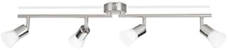 Philips Essentials Decagon Spot Bar/Tube Nickel (4 x 4.3W 230V LED Light Included) for Indoor Home Lighting