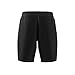 adidas Men's Club 3-Stripes Tennis Shorts, Black, Large