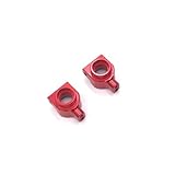 CCXTKENWU Metall-Upgrade-Hinterrad-Cup-Ersatzteil für ferngesteuertes Auto, kompatibel mit 1/10 104001 104002(Red)