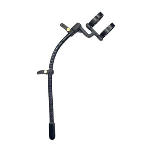 TWTCZOZ サックスマイクホルダー(クランプなし) ヴァイオリンマイククランプ クリップオンマイクホルダー 練習用