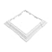 4-Piece Adjustable Post Skirt (Trim Ring) - White