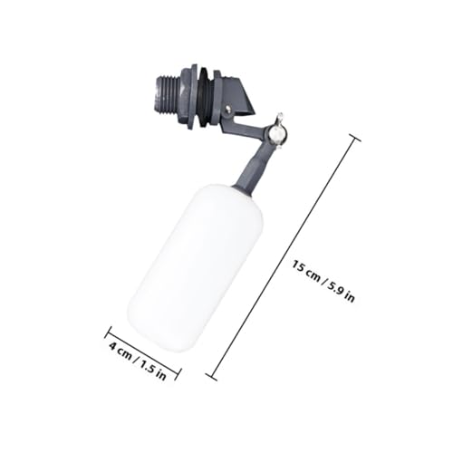 Válvula de flotador de plástico resistente para control automático de agua, pack de 2 3