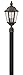 Hinkley Edgewater Collection Traditional Three Light Large Outdoor Post Top/Pier Mount, Oil Rubbed Bronze