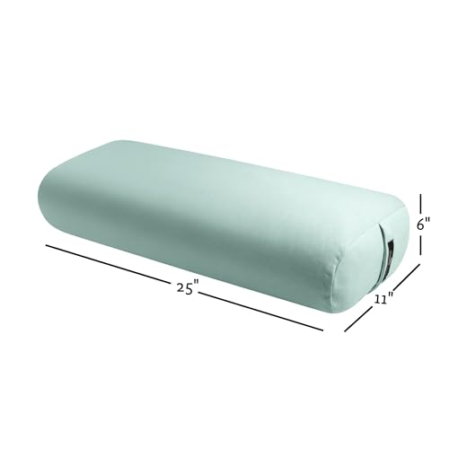 Image of Hugger Mugger Standard Yoga Bolster - Firm, Supportive, Handmade, Durable