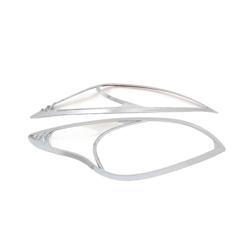 Cejas de faro para Hyundai I30 Elantra Touring 2008-2011embellecedor de resina gris