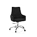 Produktbild hjh OFFICE 670920 Design Drehsessel Shake 100 Stoff Schwarz Büro Drehstuhl höhenverstellbar mit Rollen, inkl. Kissen