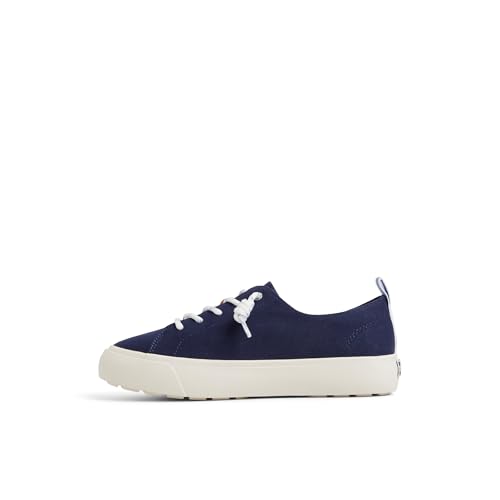 Sperry Women's Cove Lace to Toe Sneaker, Navy, 8.5