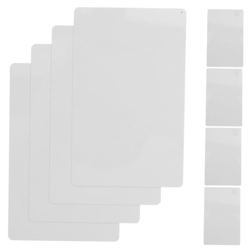 HYTROVE 50個 厚手アルミ製名刺用メタルビジネスカード 耐久性高く刻印 昇華印刷対応 両面プリント可能でエレガントな仕上がり 業務用およ