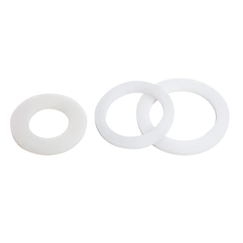 10pcs * Anillo de Junta Plana de Silicona 1/2 '' 3/4 '' 1 '' 2 '' Vmq Junta de Anillo de Sellado de Goma for Tubo Corrugado Lavadora de Anillo de Junta Plana