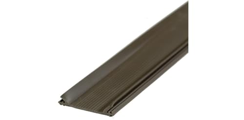 Image of M-D Building Products 13565 1-25 /32 in. x 5 /8 in. x 36 in. Bronze Vinyl Replacement Insert for Hardwood Thresholds