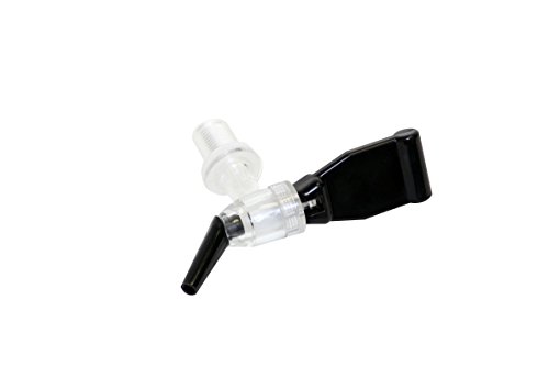 Beer Tubes Regular Tap Replacement Part, Black Tap Only, RTAP