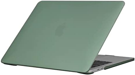 Bandless Protective Case Compatible with MacBook Air 13 inch A1466 & A1369 Old Version 2010-2017, Plastic Laptop Hard Shell Case Cover for MacBook Air 13.3 inch - Green